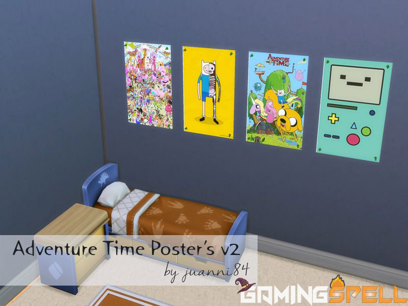 Adventure-Time-Poster-Sims-4-Mod