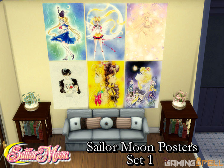 sailor-moon-posters-set-sims4-cc