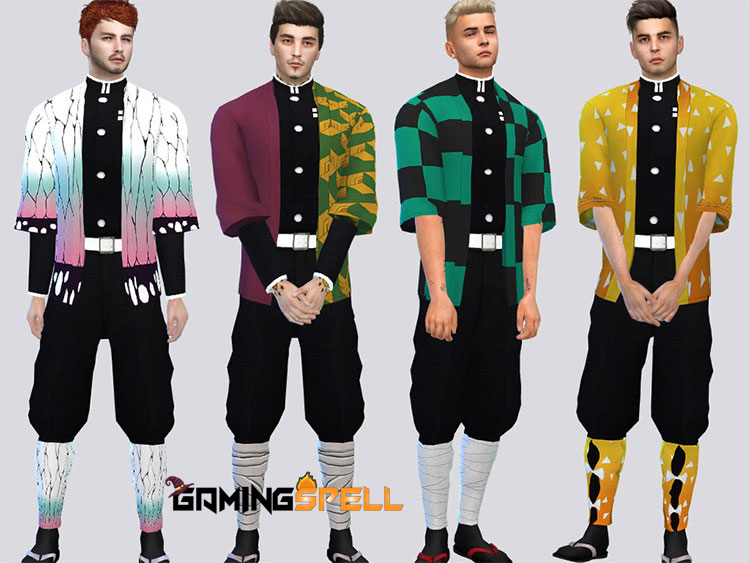 yaiba-costume-set-sims4-cc