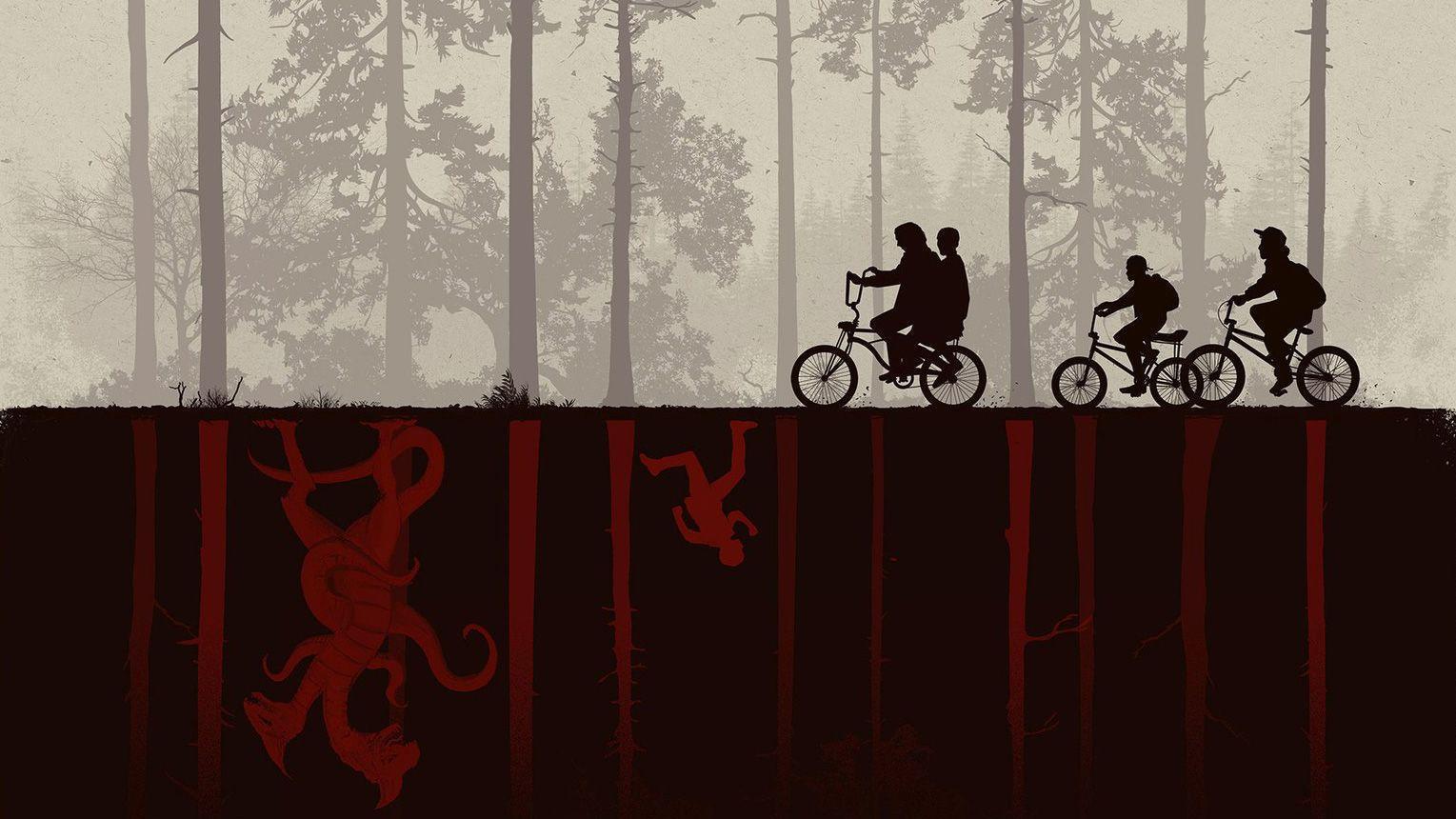 Stranger Things Zoom Background